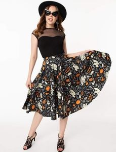 Halloween skirt from unique vintage